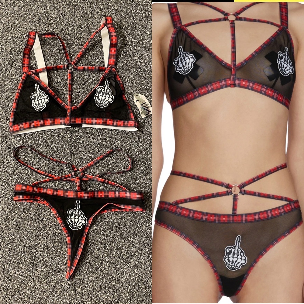 NEW DK Creepin Closer Lingerie Set
